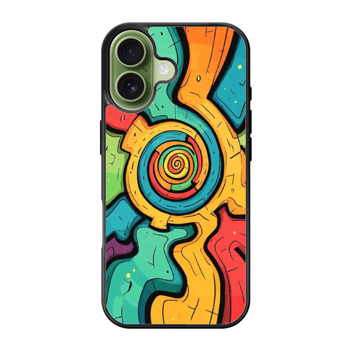 Case Casing Hybrid Custom iPhone 17 16 15 14 13 12 11 Pro Max Plus Mini Air SE Tranquil Essence FX00