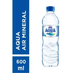 AQUA Air Mineral Botol 600 ml / Aqua Botol