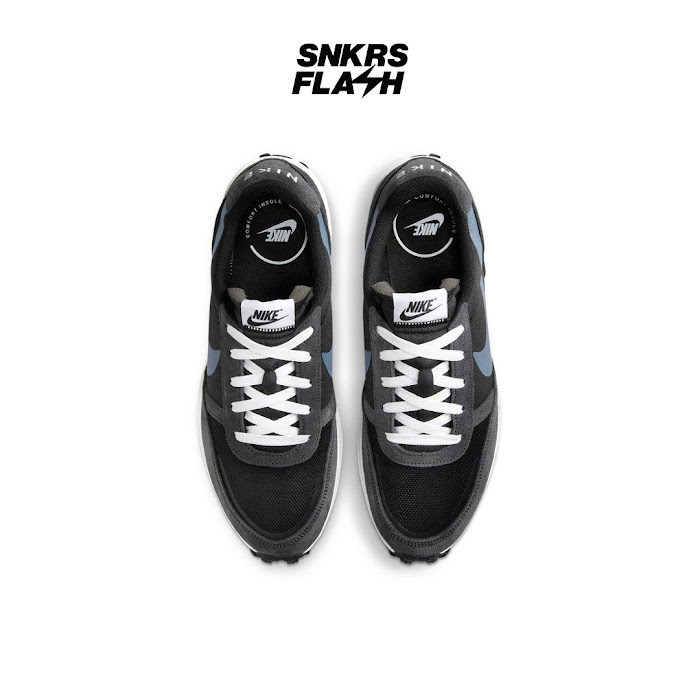 NIKE Waffle Debut Black Grey Sepatu Sneakers Pria - FJ4195001