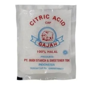 CITRIC ACID CAP GAJAH / pc