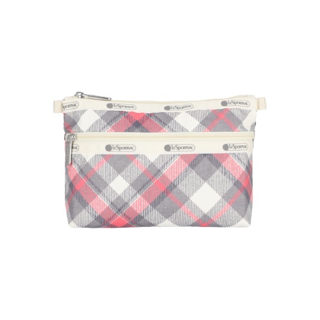 LeSportsac COSMETIC CLUTCH In SEAMLESS TARTAN L7105HD41F25