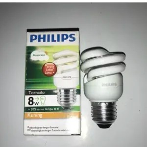 Philips Tornado 8w kuning