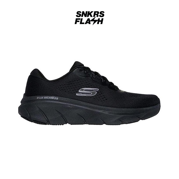 SKECHERS Sport Dlux Walker 2 Triple Black Sepatu Training Pria - 232714BBK - Size 45.5
