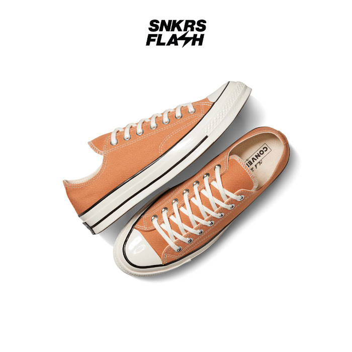 CONVERSE Ct 70S Ox Clay Court Orange Sepatu Sneakers Pria - A11752C - Size 43