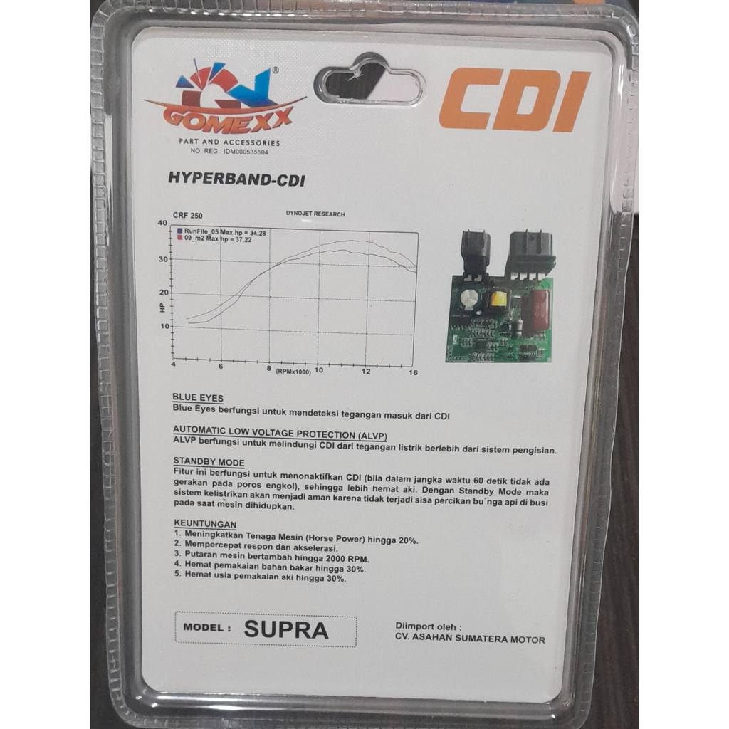 #PROMO# GOMEX Cdi Motor Racing No Limit Assy Supra/Grand/Supra Fit New