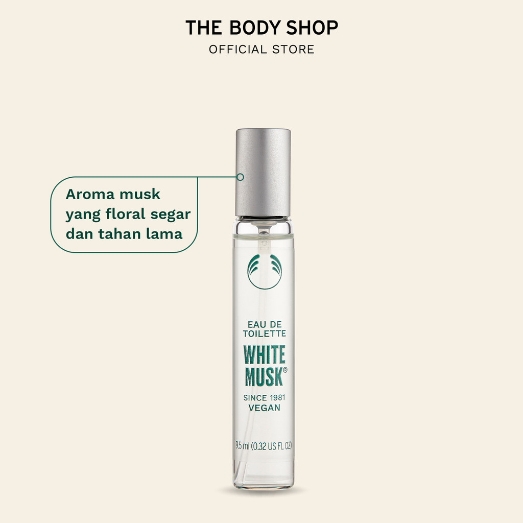 The Body Shop White Musk Eau De Toilette Parfum EDT 9.5ml