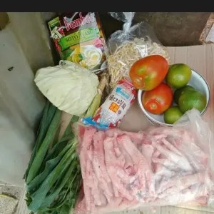 paket soto ceker ayam bening komplit