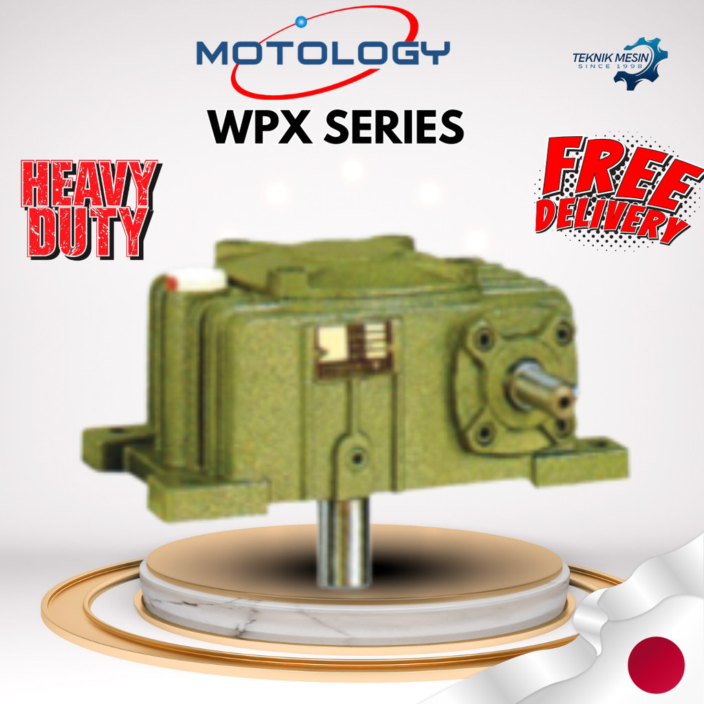 GEARBOX MOTOLOGY  WPX 200 RATIO 1:10-60/ GEARBOX WPX/ GEARBOX SPEED REDUCER WPX/ GEARBOX REDUCER/ WO