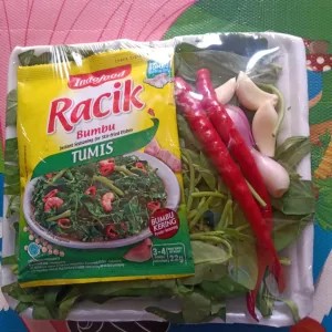 tumis kangkung siap masak