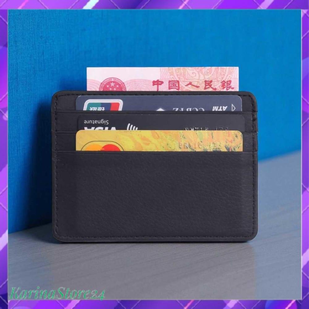 Dompet Mini | Dompet Kartu Bahan Kulit ID Card Holder Slim Design - 1003