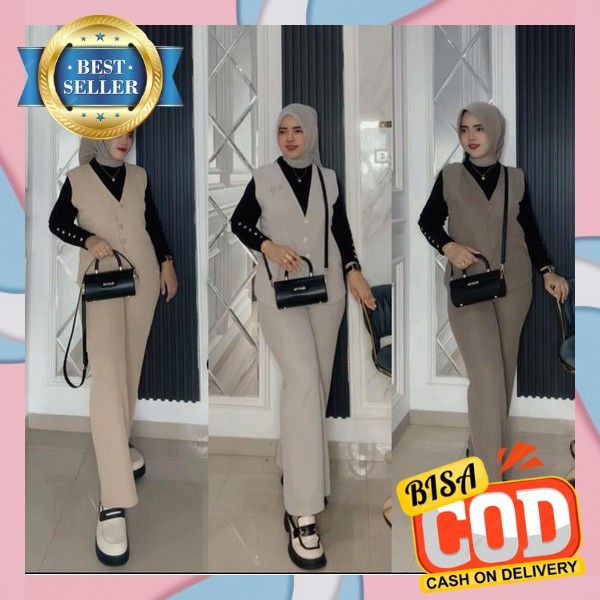 Ld 110 120 Kekinian Wanset Adem Swtelan 2027 Cewe Wanita Sett Clana Natalan Baju Tunik Bju 1Set Setc