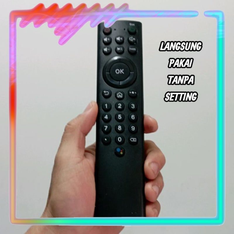 Remot Remote Set Top Box STB ZTE Non Google Assistant Universal Tanpa Setting IndiHome ZXV10 B860H-V