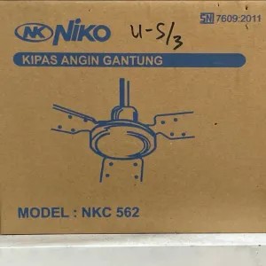 kipas gantung 56" (3 baling besi / 5 speed)
