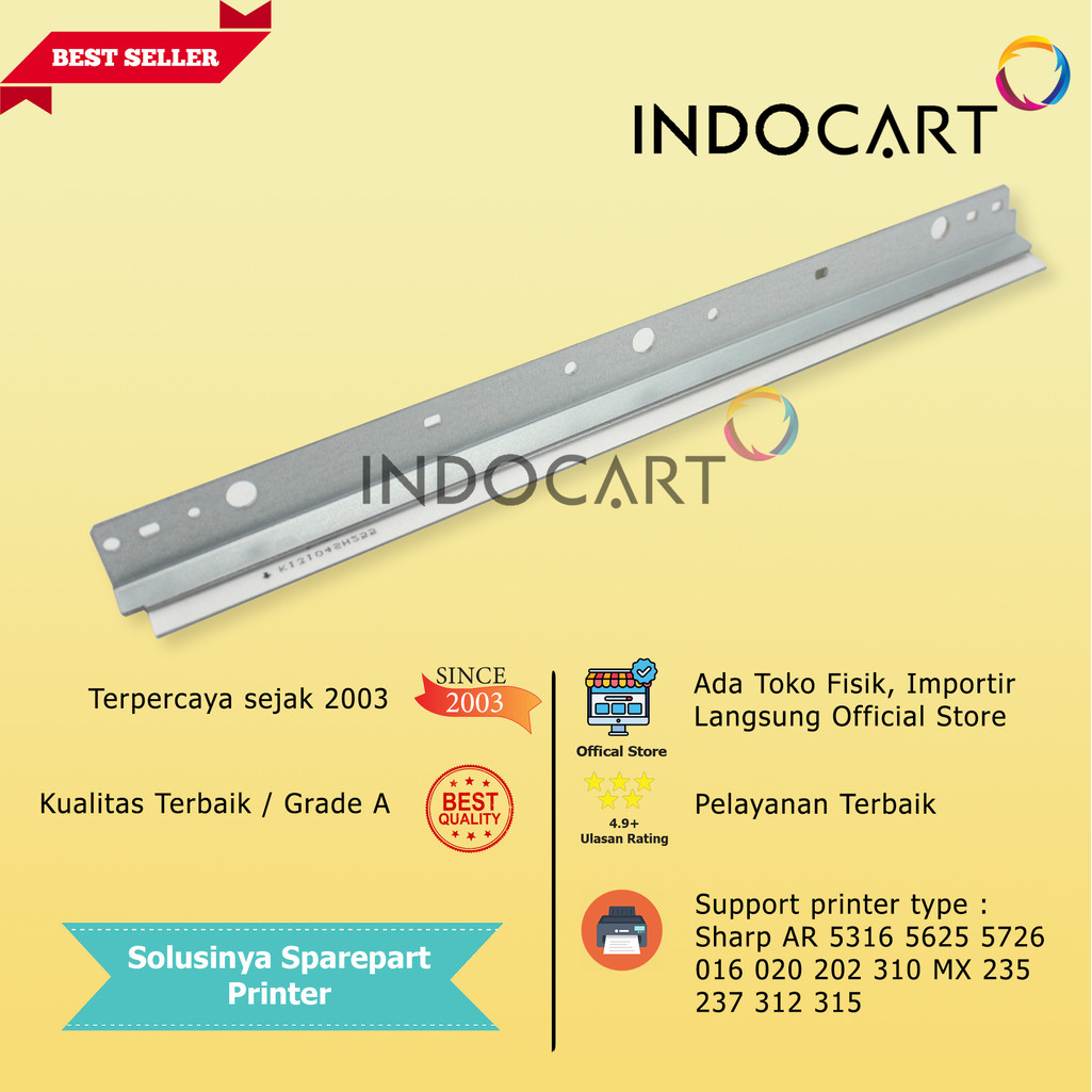 IndoCart Wiper Blade Kuroki AR 203 AR 310-Sharp AR 1818 1820 2616 2618 2620 235 237 275 5127 5631