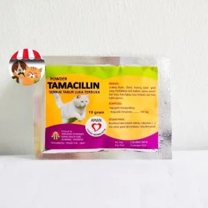 Tamacillin - Obat Tabur Luka Luar Cakaran Borok Koreng Luka Basah Cat
