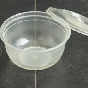 mangkok puding/bubur mika plastik thinwall