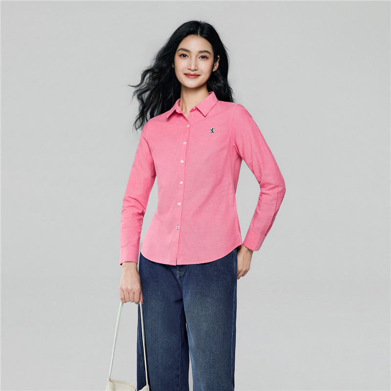Giordano Women's Cotton Oxford Shirt 0534607380