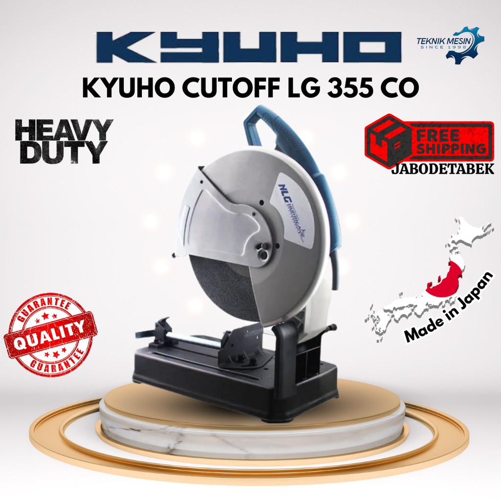 KYUHO  CUTOFF LG 355 CO / MESIN POTONG BESI KYUHO / MESIN CUTOFF KYUHO / GERGAJI MITRA