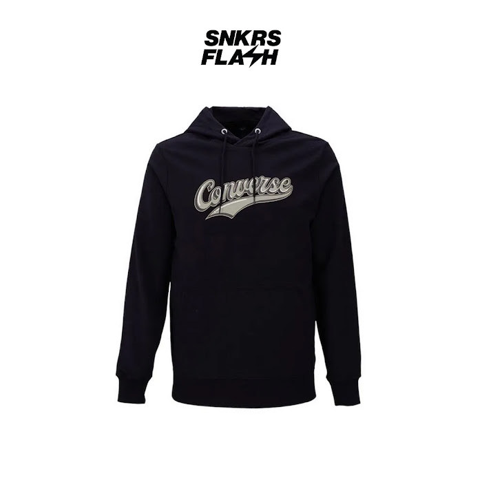 CONVERSE Script Hoodie Black Jaket Pria - MJ2115001