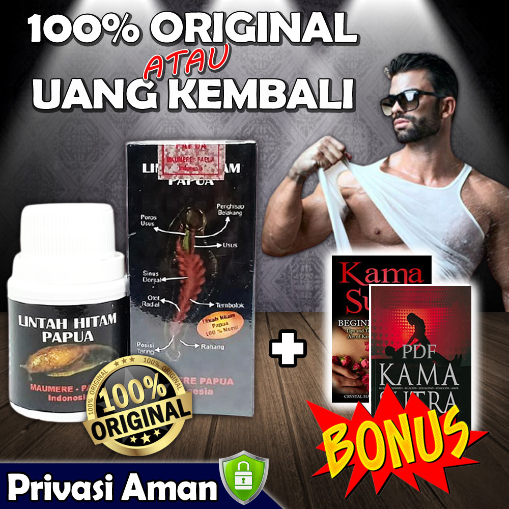 Minyak Lintah Asli Papua Linta Hitam 100% Original Bisa COD Terbukti Ampuh Ori Pria Pembesar
