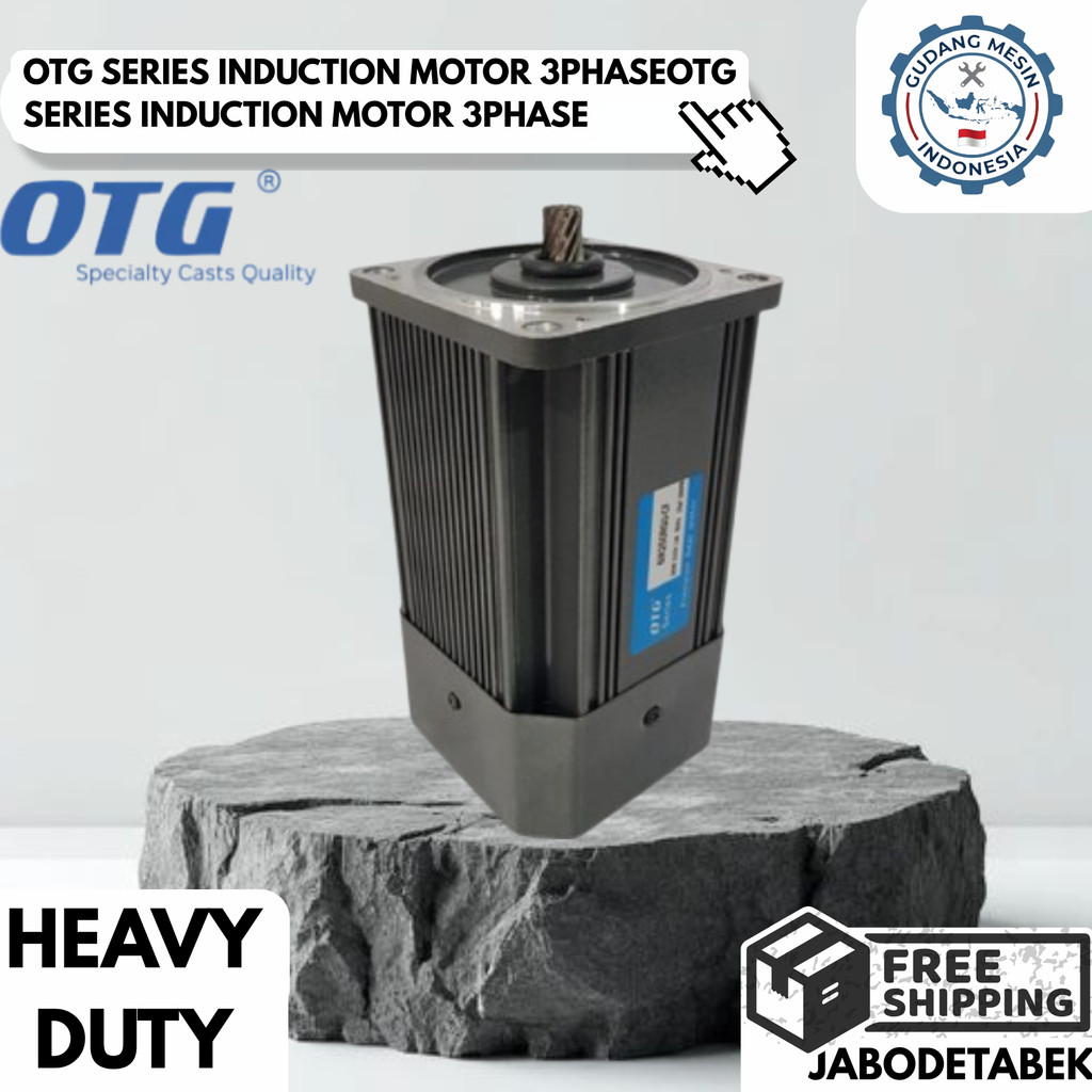 OTG SERIES INDUCTION MOTOR 3PHASE 4POLE 380V TYPE 3IK15GN-S3 15W / INDUCTION MOTOR 3 PHASE / MOTOR 3