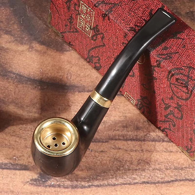 Jodel Pipa Rokok Tembakau Cangklong Tobacco Pipe Resin Washable Filter - Zf909