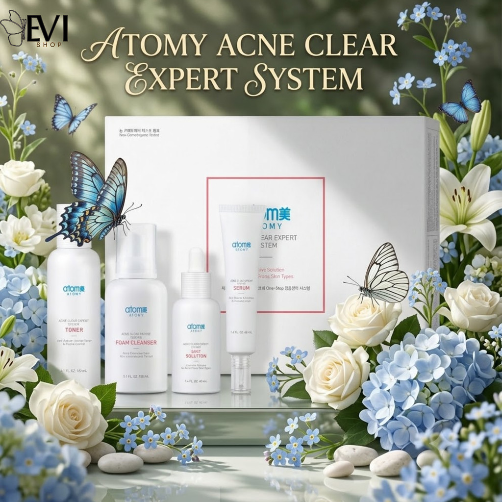 Atomy Acne Set isi 4 | Acne Clear Expert System Perawatan Wajah Berjerawat