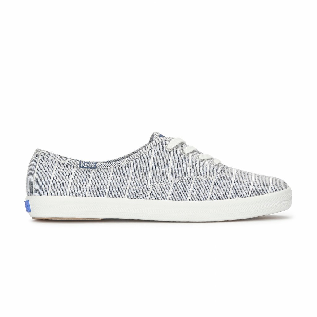 KEDS Women Ss26 Wf 04 Champion Chambray Lurex Stripe Vintage Indi Chalur-WF69110