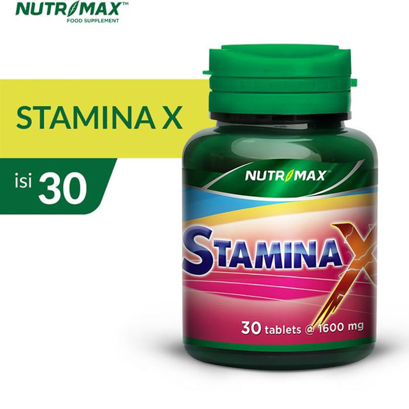 Nutrimax Stamina X Isi 30 Tablet Membantu Menjaga Kesehatan Pria dan Wanita Terlaris