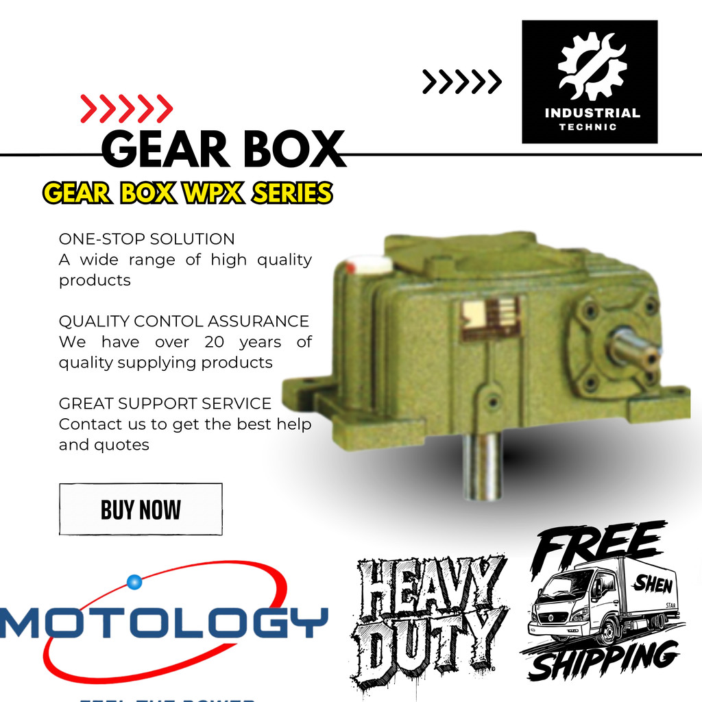 GEARBOX MOTOLOGY  WPX 200 RATIO 1:10-60/ GEARBOX WPX/ GEARBOX SPEED REDUCER WPX/ GEARBOX REDUCER/ WO