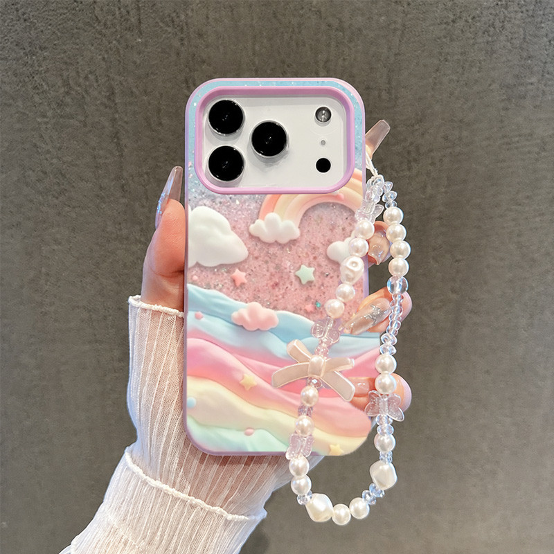 2 In 1 Pelangi Warna Cantik Case Oppo A6s Reno 15F A6X A6 Pro 14F A3X A5I A5 2025 A5 Pro Case