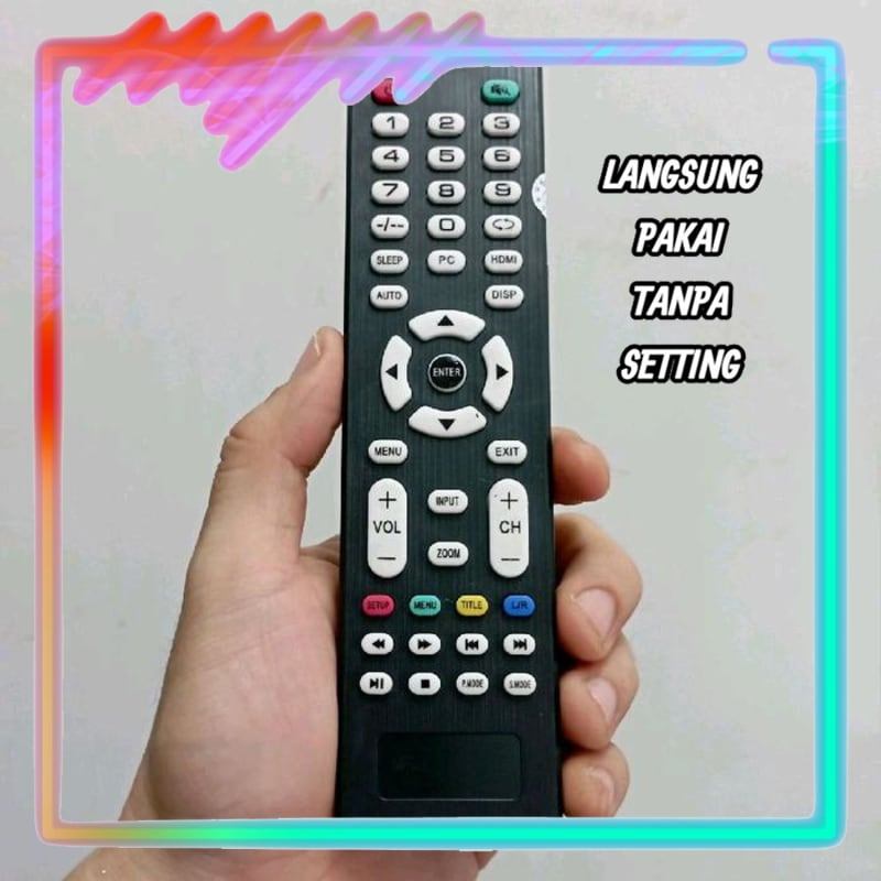 Remot Remote LCD LED DVB-T2 Digital TV Universal Tanpa Setting Ichiko Aoyama JUC Niko Nagoya (NGY) M