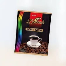 kopi luwak hitam+gula