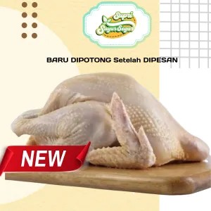 AYAM KAMPUNG HIDUP SEDANG DIPOTONG 800g