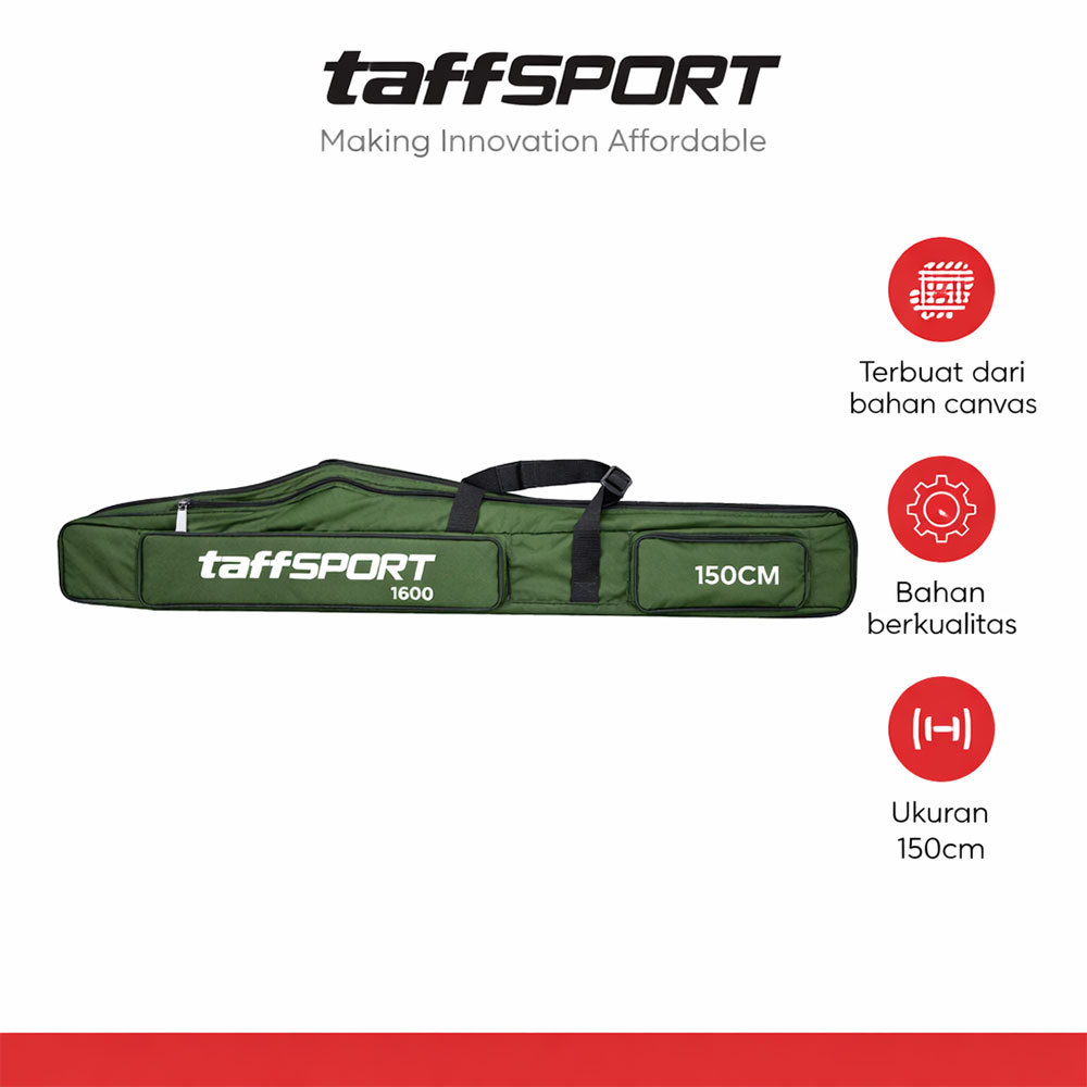 harga terbaik TaffSPORT Tas Pancing Joran Portable Fishing Bag - 1680D