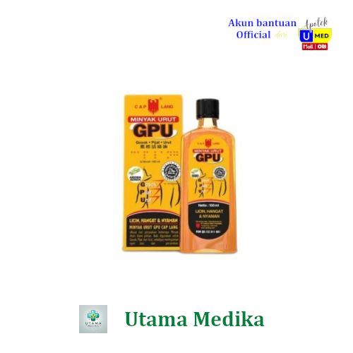Cap Lang Minyak Urut Gpu Sereh 100 ml