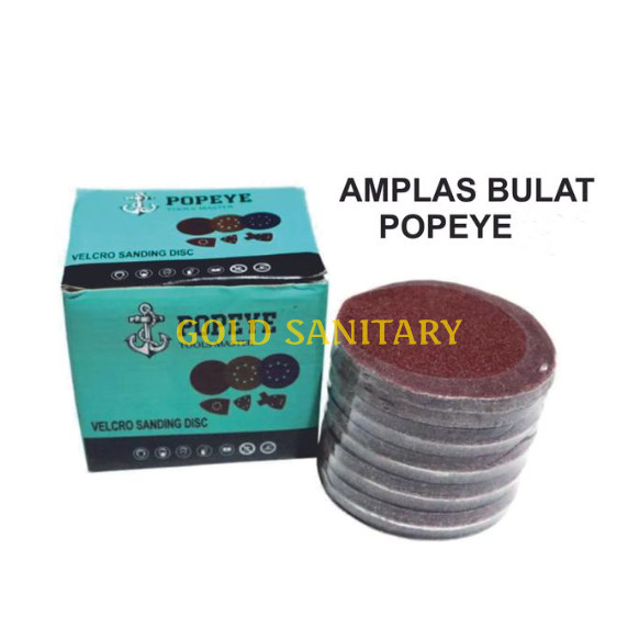 1 BOX (100pcs) Amplas bulat Velcro 4 Inch Amplas Bulat Grit Grid 40 60 80 120 150 180 240 320 400