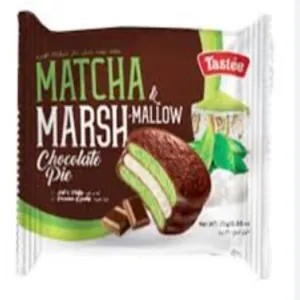 RESIZE TASTEE CHOCO PIE MATCHA MARSHMALLOW 25 GR