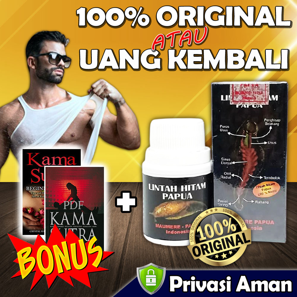 Minyak Lintah Asli Papua Linta Hitam 100% Original Bisa COD Ori Terbukti Ampuh Pria Pembesar