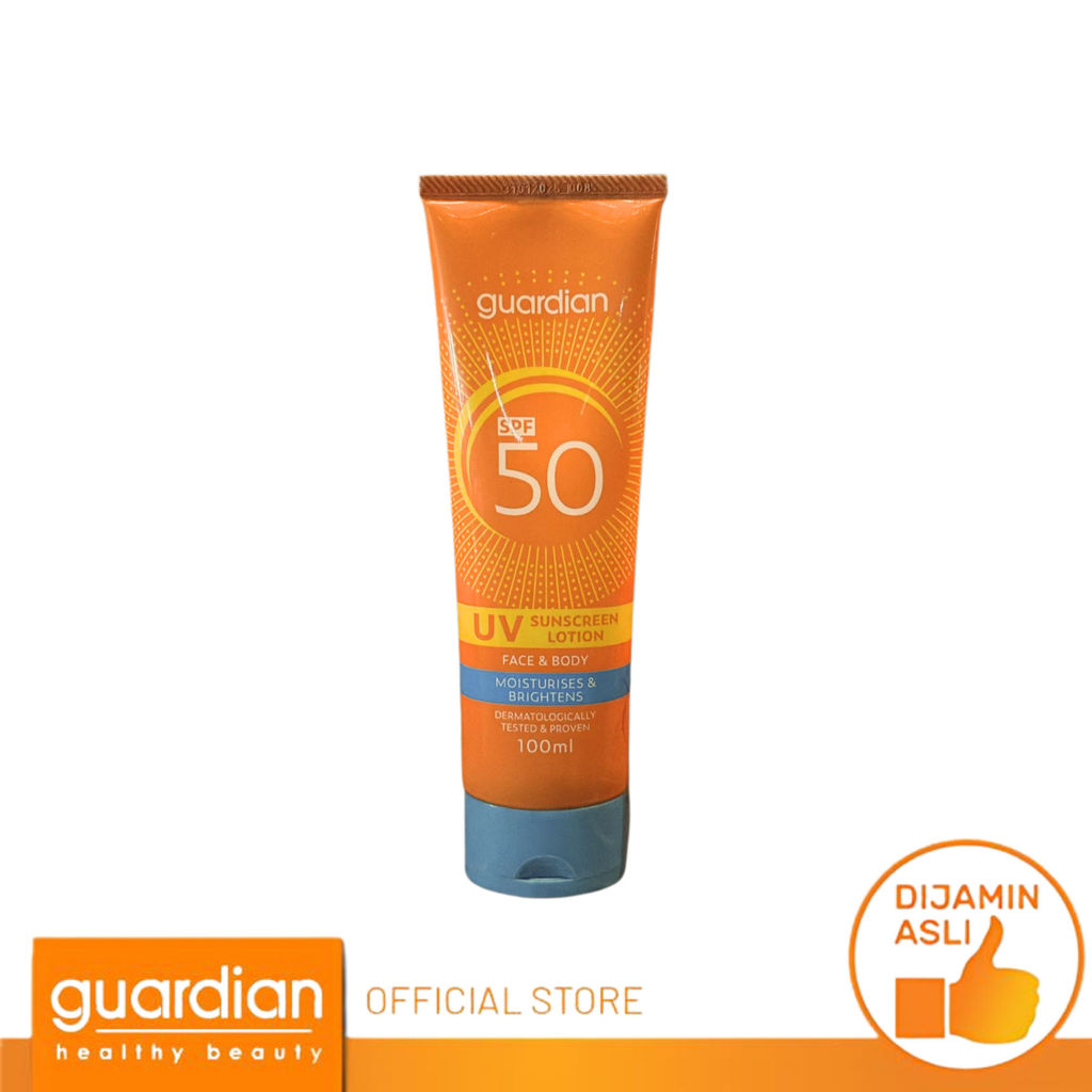 Guardian Face & Body Sun Lotion SPF50 100Ml - Sunscreen Wajah & Badan