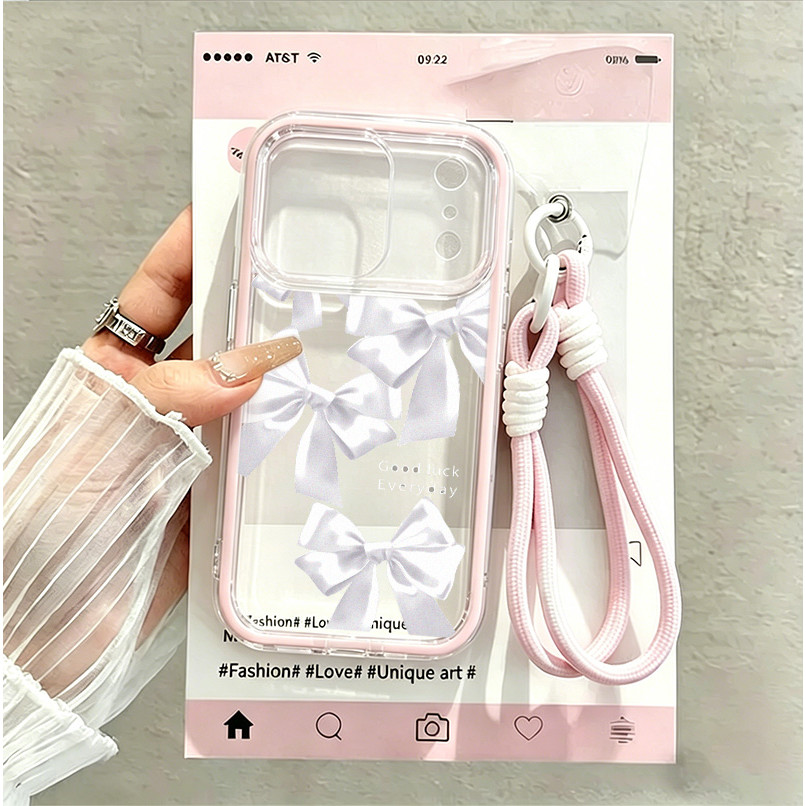 2 In 1 Putih Estetik Mewah Case Realme Note 70 C85 Pro 60X C75X Case