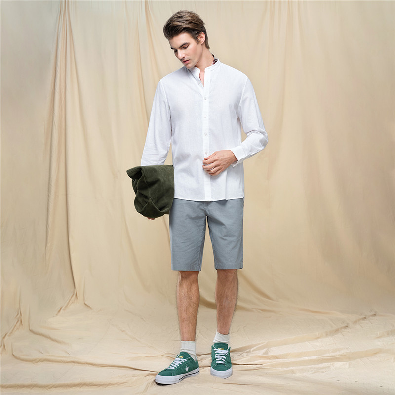 Giordano Men's Linen Shirt 0104623301