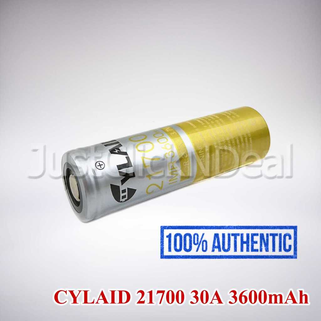 Baterai Cylaid Imr 21700 Awt 30A 3600Mah [Authentic]