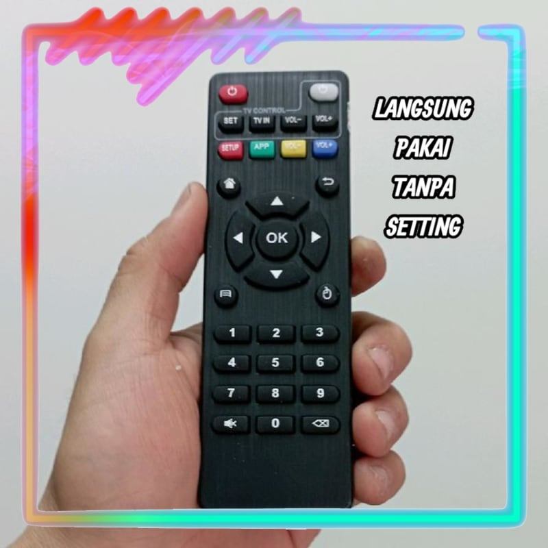 Remot Remote TV Android Box Pengganti Tanpa Setting Fleco X96Q (LANGSUNG PAKAI)
