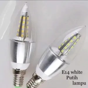 lampu candle e14 putih
