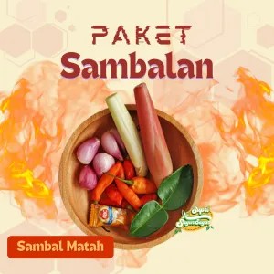 PAKET SAMBAL MERAH (BMERAH,SEREH,DJERUK,RM,TERASI)