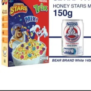 Honey Star Crunch Mix 150gr Sereal +susu uht 140ml 500g
