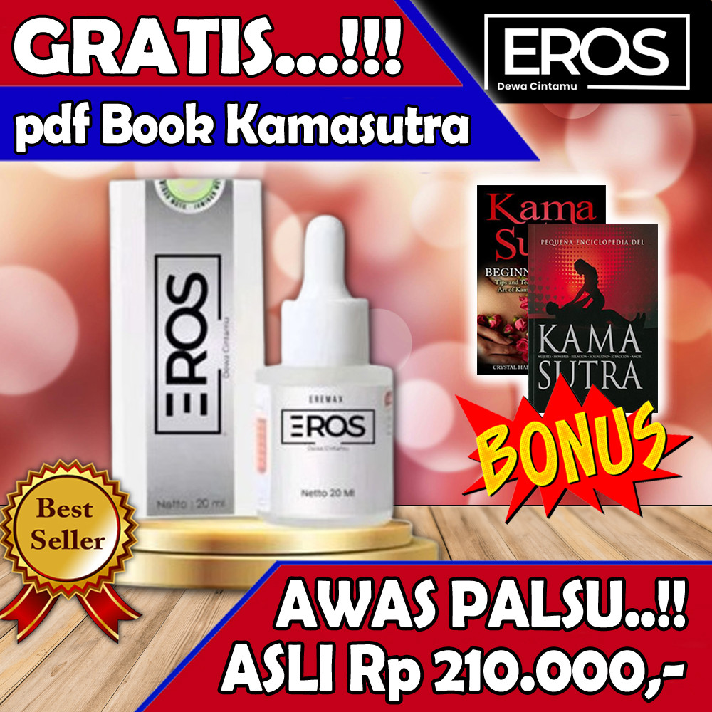 Eros Tetes Pria Perkasa Original Dewa Cintamu Wangi Parfum Serum Eremax paling Ampuh Asli