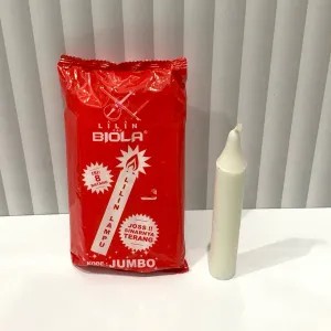 Lilin Lampu Jumbo 1 pack isi 8 1per pack