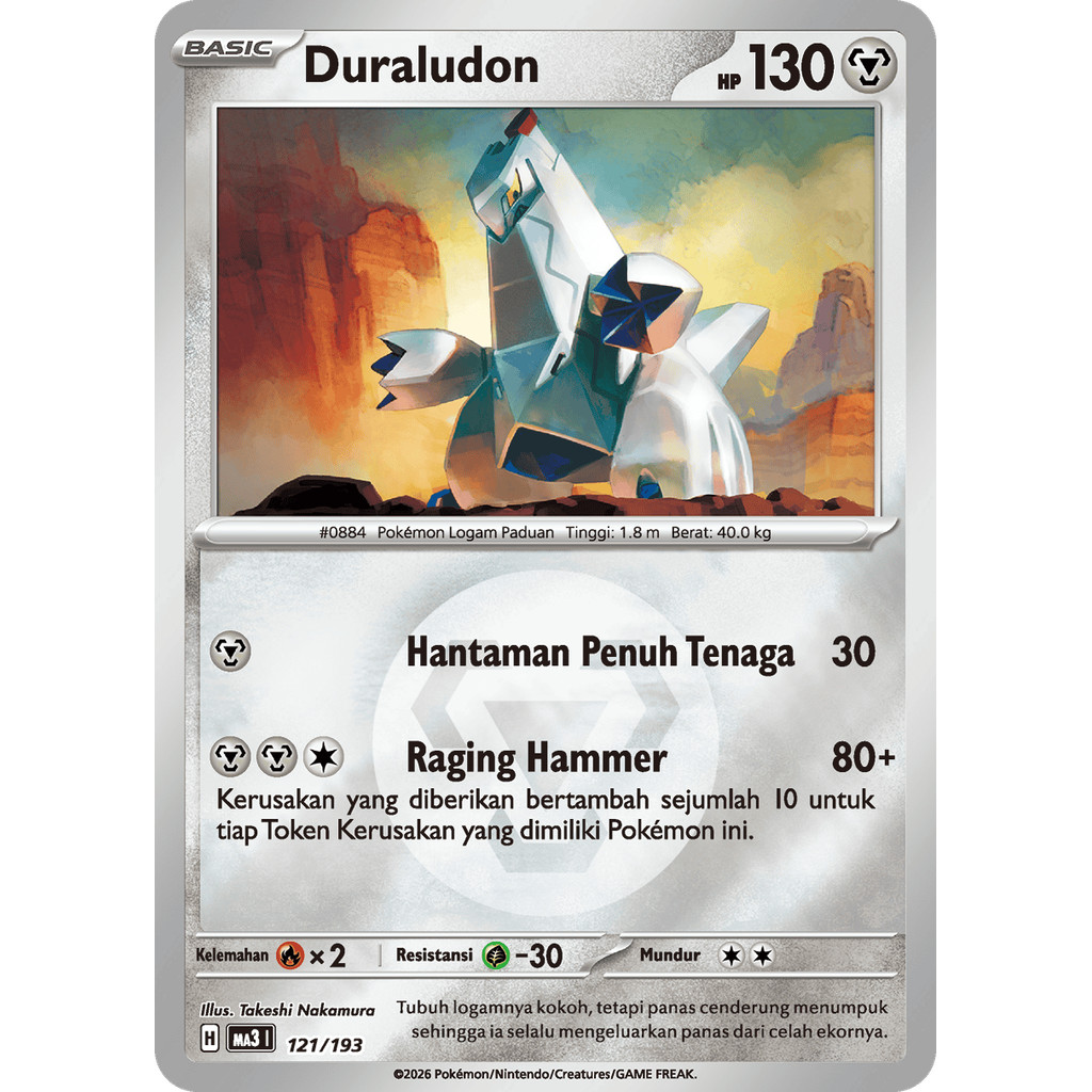 Duraludon Holo Energi Pokemon TCG Indonesia
